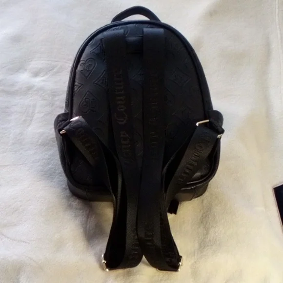 JUICY COUTURE BLACK MEDIUM SIZE BACKPACK NEW W/ TAGS! - Picture 13 of 16
